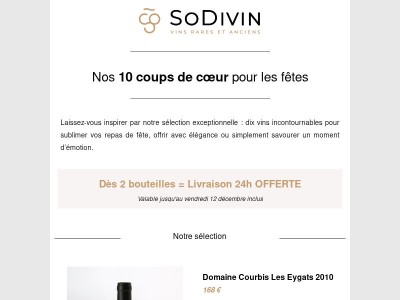 ✨ Nos 10 coups de cœur pour les fêtes ✨🍷