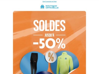 Jusqu'à -50% pendant les Soldes ! 🔥
