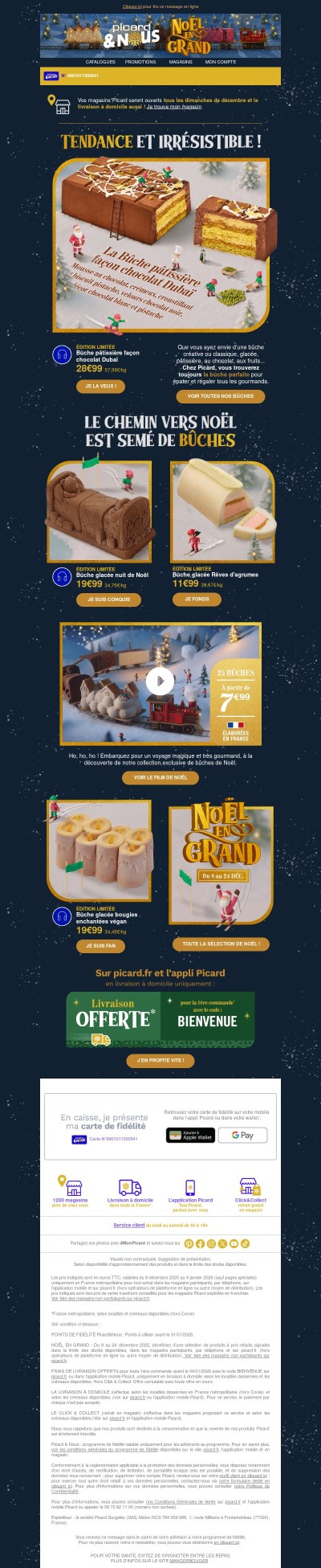 Découvrez nos 25 bûches : laquelle vous fera fondre ? 😋