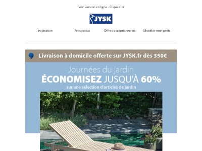 🌱 Journées du jardin : jusqu'à -60%