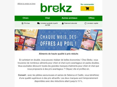 Les meilleures marques d'aliments pour chien et chat à bas prix