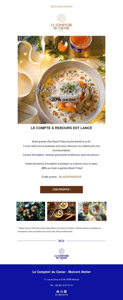 ⏱️Le Black Friday touche bientôt à sa fin...