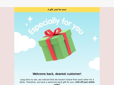 Here's a special gift for you! 🎁