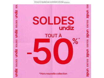 Soldes : TOUT à -50%*🔥