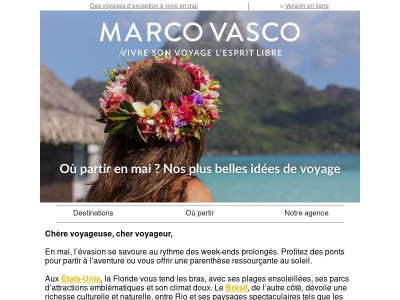 Mai : l’appel du voyage