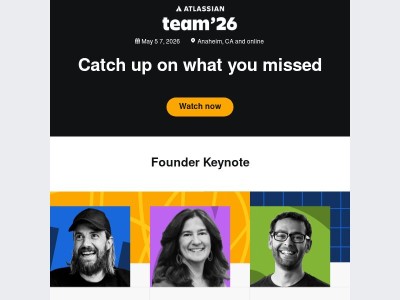 Now available: Team '26 on demand