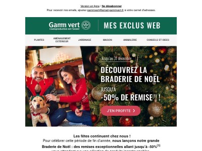 La Braderie de Noël vient d’arriver