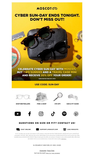 Last Call for 20% OFF