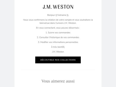 Confirmation de votre compte client