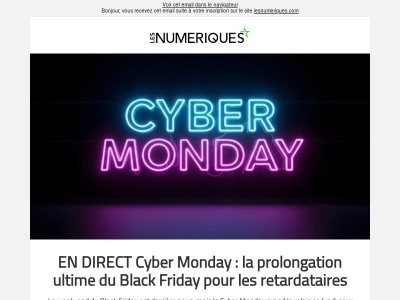 EN DIRECT Cyber Monday : la prolongation ultime du Black Friday pour les retardataires