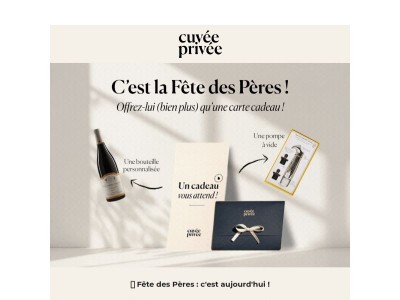 ⏰ DERNIÈRE MINUTE : Une carte cadeau pour la Fête des Pères