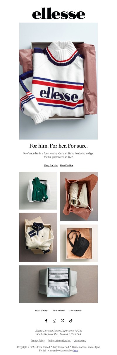 Gifts guaranteed to win