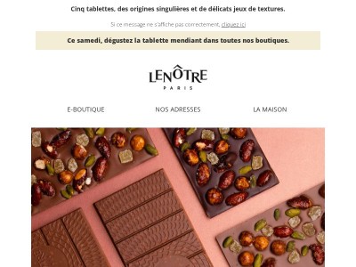 Explorez tous les caractères du chocolat