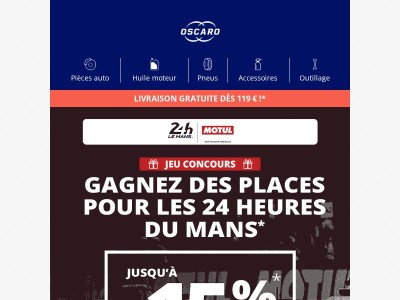 🚗 Jusqu’à -40 % sur votre révision + des expériences circuits à gagner !