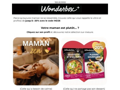 Dites-nous qui est votre maman, on s'occupe du cadeau 🎁