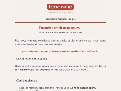 Dès le 23 juin notre site fait peau neuve !✨