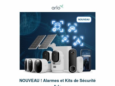NOUVEAU ! Alarmes et Kits de Sécurité Arlo