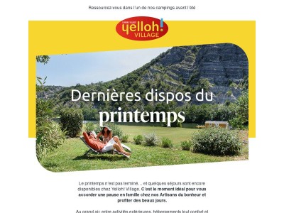 🌷Profitez des dernières disponibilités du printemps