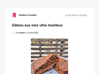 Gâteau aux noix ultra moelleux