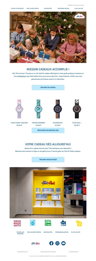 Besoin d’un cadeau de dernière minute ? 🎁