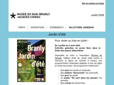 Restez au frais avec Jardin d’été !