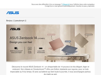 Le Zenbook 14 arrive en France : rendez-vous au Zenbook Café