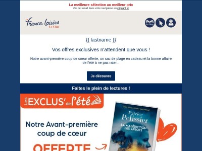 Votre avant-première OFFERTE !