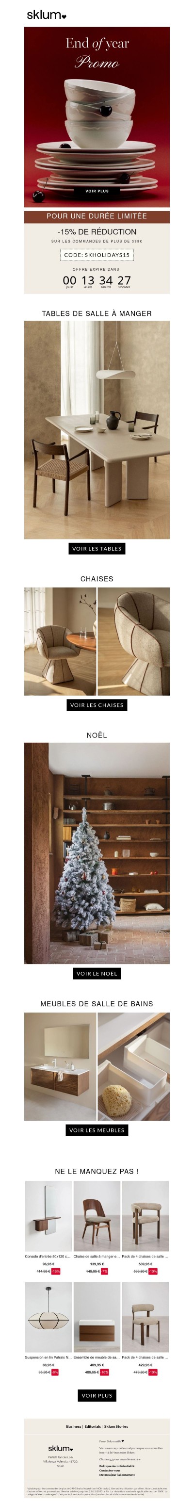 End of Year Promo | Vos articles préférés au meilleur prix