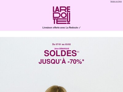 Soldes | Jusqu’à -70% sur la mode !