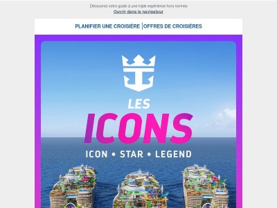 Créez des vacances familiales mémorables à bord de la Icon Class