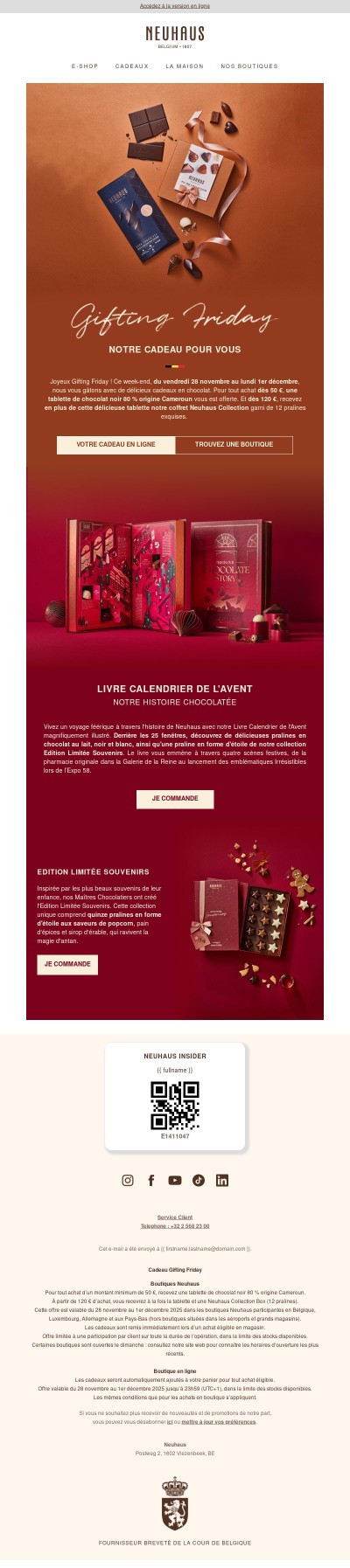 🎁 Célébrez le Gifting Friday avec deux délicieuses surprises