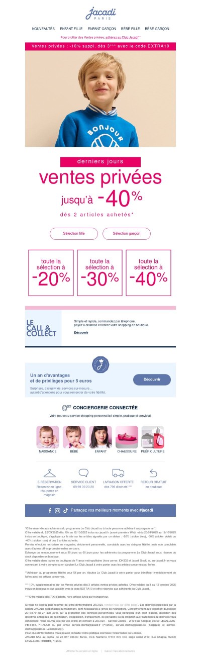 ⏳Derniers jours : jusqu'à -40% et -10% supp. jusqu'à dimanche !