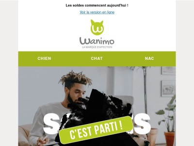 Les soldes Wanimo commencent aujourd’hui 🎉