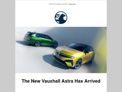 {{ lastname }}, NEW Vauxhall Astra is Here!