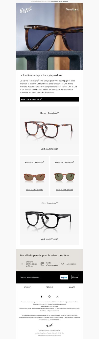 Verres Transitions® | La clarté visuelle sans effort où que vous alliez