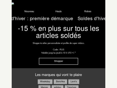 -15 % en plus sur tout. Les soldes sont là !