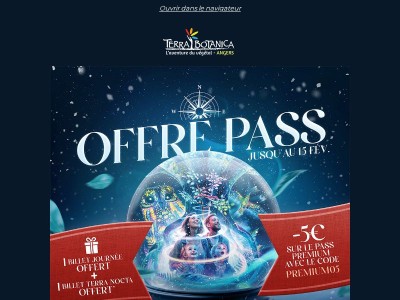 Dernière chance : votre Pass Terra Botanica 2026 vous attend !