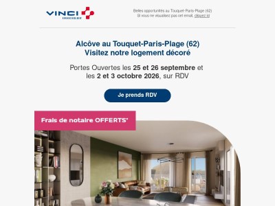 Visitez notre logement décoré lors de nos Journées Portes Ouvertes au Touquet-Paris-Plage (62) !