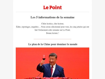 Le plan de la Chine, Sarkozy et Hantavirus... dans le récap de la semaine