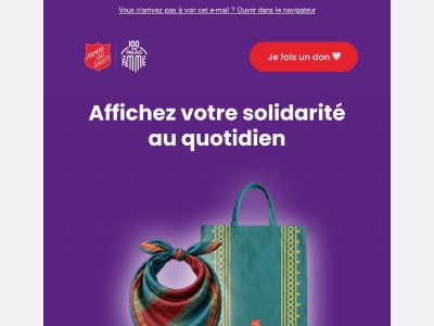 Un don = un cadeau solidaire pour soutenir le Palais de la Femme
