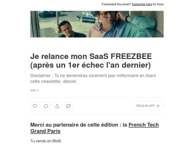 Je relance mon SaaS FREEZBEE 👀 (après un 1er échec l'an dernier)