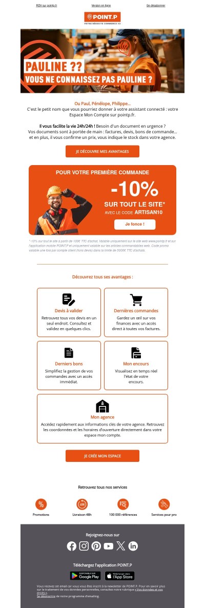 {{ firstname }}, ne ratez pas votre RDV avec Pauline