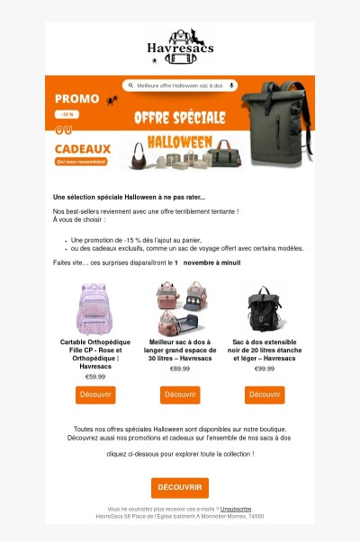 🎃 Des surprises monstrueuses vous attendent…