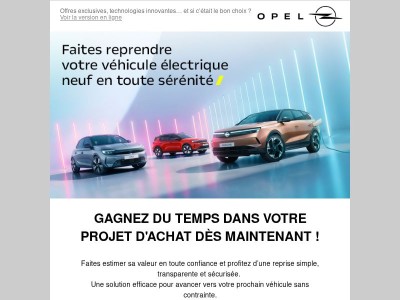 Prenez la route autrement avec Opel