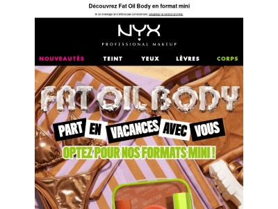 Les baddies partent en vacances ? N'oubliez pas les formats minis 🍑✨