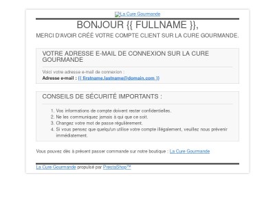 [La Cure Gourmande] Bienvenue !