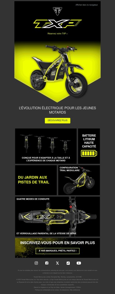 PRÉSENTATION : Triumph TXP powered by OSET