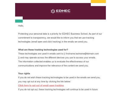 About your email communications | À propos de vos communications email