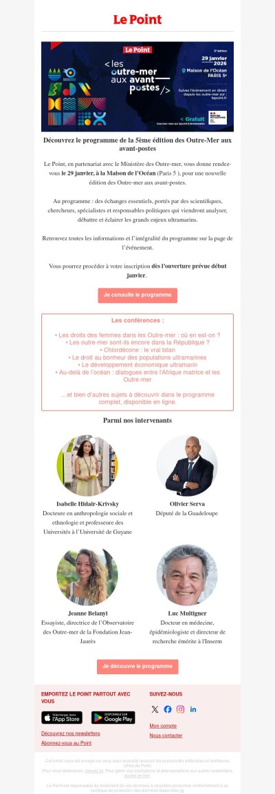 🔔 Inscrivez-vous à la 5ème édition des outre-mer aux avant-postes