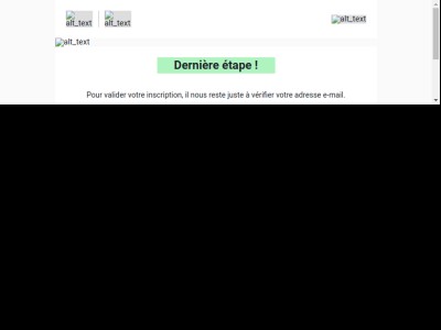 [MangerBouger] Vérifiez votre email